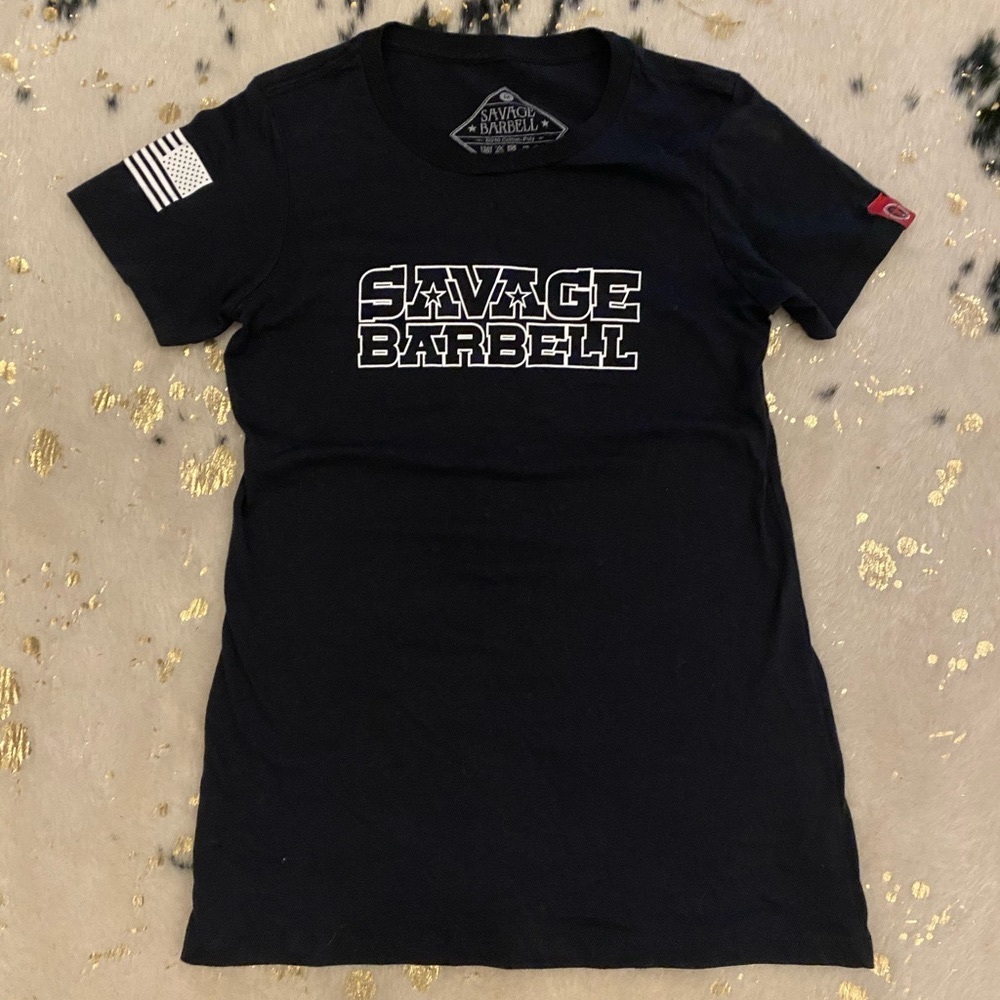 Savage barbell T shirt